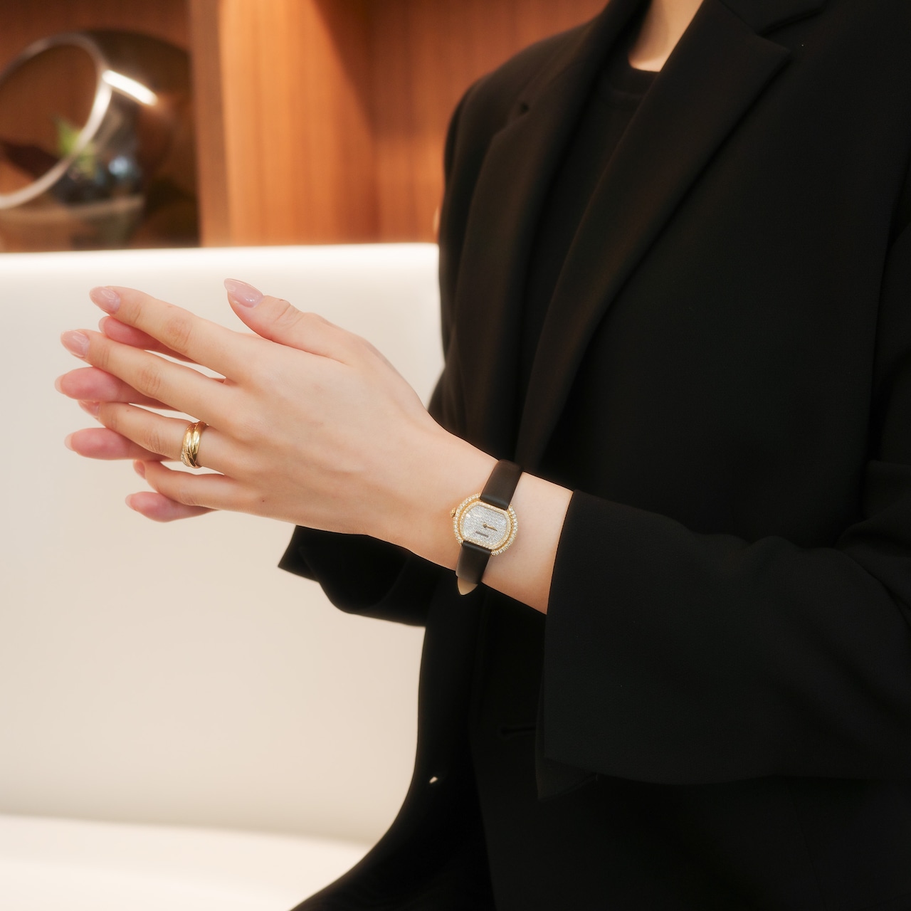 カルティエ エリプス SM 純正ダイヤモンド