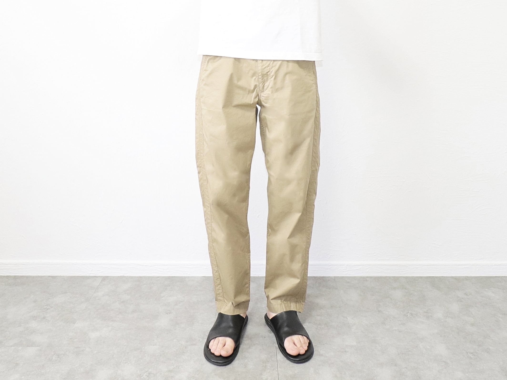 Harriss / SIDE STRIPE PANTS - BEIGE　ハリス / サイドストライプパンツ