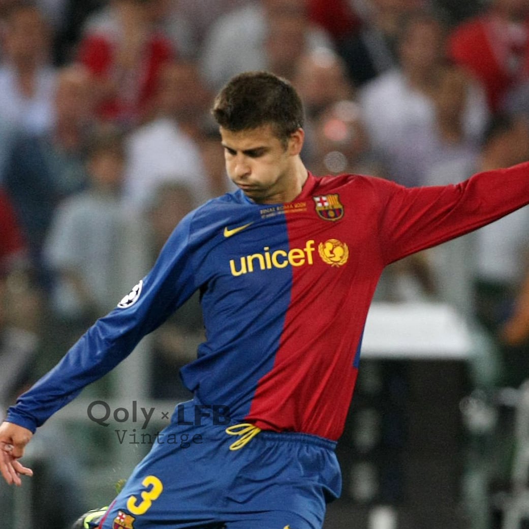 訳あり]バルセロナ 2008-09 Nike ホーム長袖 CL決勝仕様 ユニフォーム