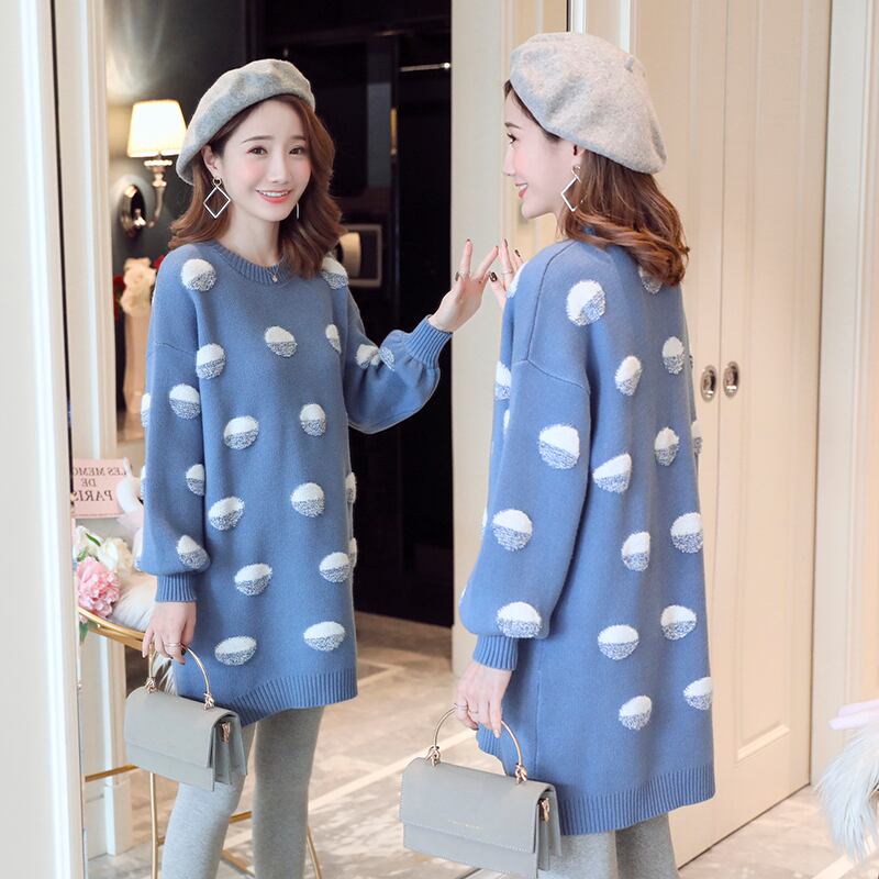 【新作】【送料無料】 9065＃2020秋冬ニットマタニティセータープルオーバー服妊婦スウィートルース妊娠トップス 大人ガーリー キュート カジュアル オータム 秋物 ウィンター 冬物 AL expec421008326108