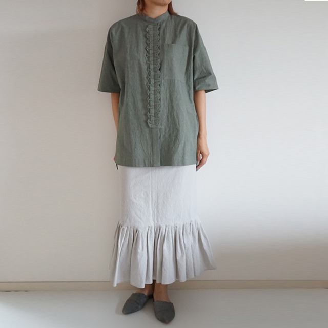 UNDER SKIRT - 綿麻 グレー