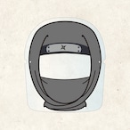 FS0061 黒忍者  ※メガネフレームは別売りです。