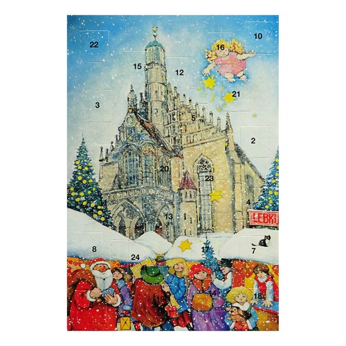 クリスマス　アドヴェントカード　欧州各都市のクリスマスマーケットシリーズ　ニュルンベルク　LBG-Adv.1451