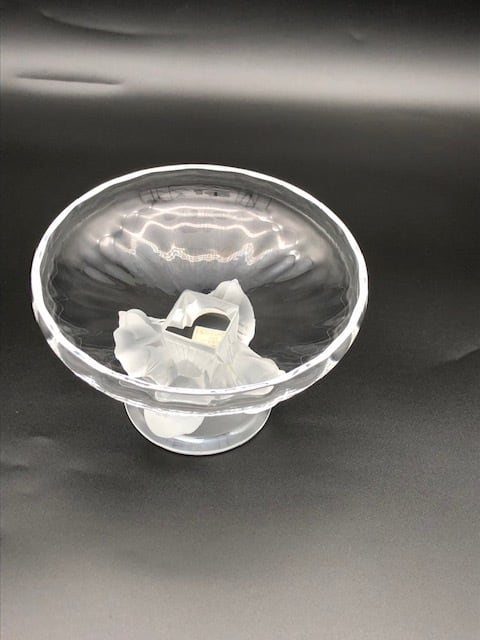 ラリックLaliqueクリスタルガラスBerbereカプリコン大皿　飾り皿