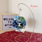 デニムローズのフラワーボール