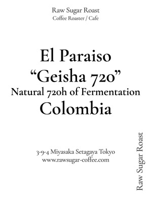 Colombia | El Paraiso -Geisha 720-