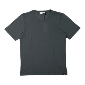 GranSasso(グランサッソ)  Short Sleeve Cotton Pique Crew Neck Tee(60136/81401/089)/GRAY