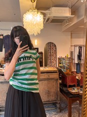 JUICY プリントボーダー Tシャツ