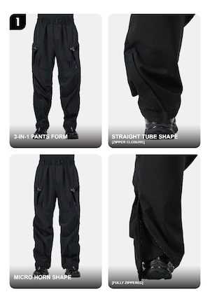 REINDEE LUSION 25AW  0265 3-IN-1 ポーラテックネオシェル 可変キャバルリーパンツ