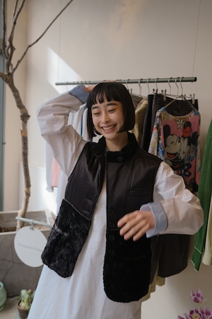 SONIA RYKIEL ブラックファーベスト