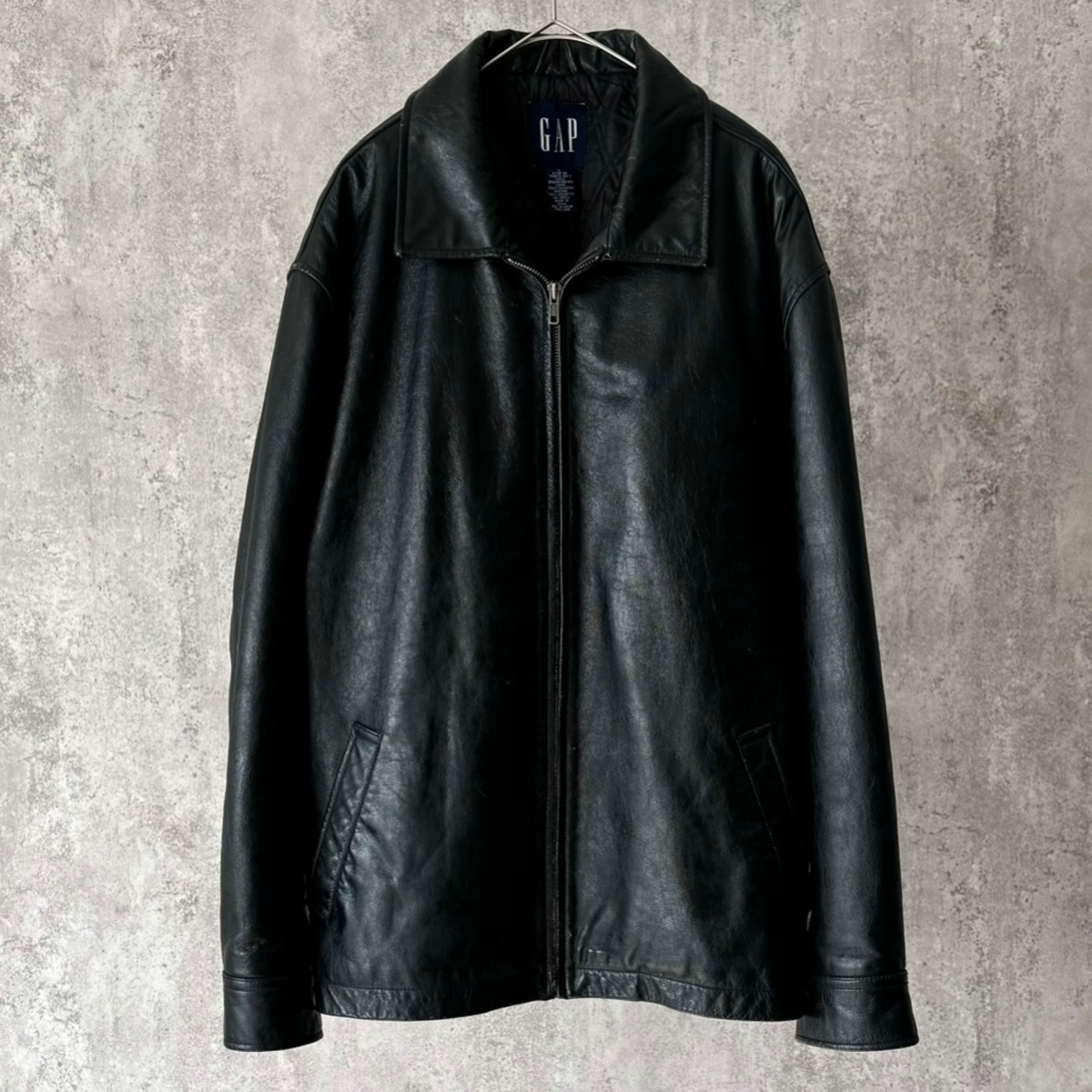 90s Gap leather sport jacket 
