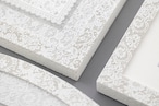 しろこまタオ "w-p-03-04 ‘23 09 18" SHIROKOMA Tao/woodcut papercutting embossing(オリジナルフレーム入り) thumbnail 3