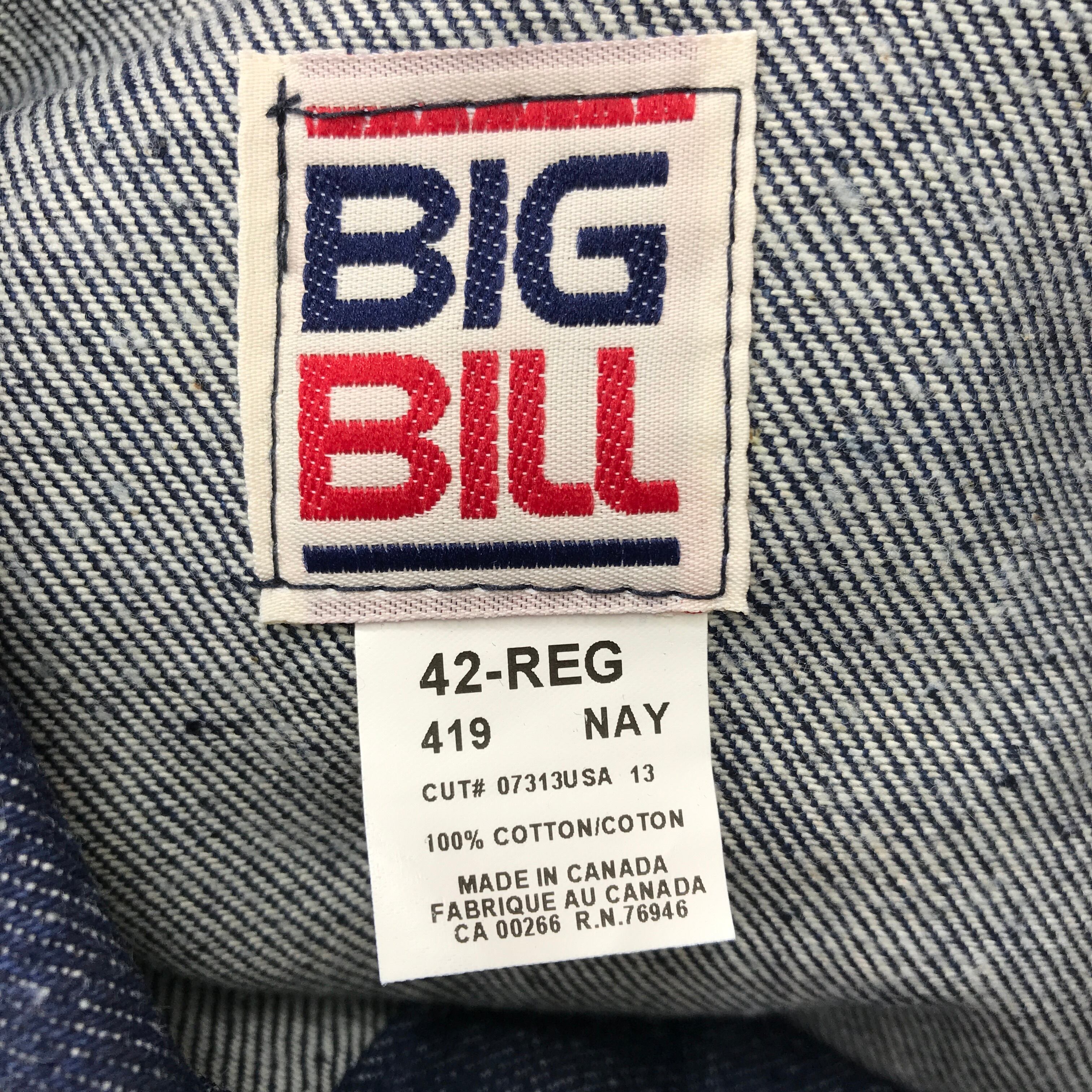 新品 BIGBILL ビッグビル MADEINCANADA つなぎ 作業着 www ...