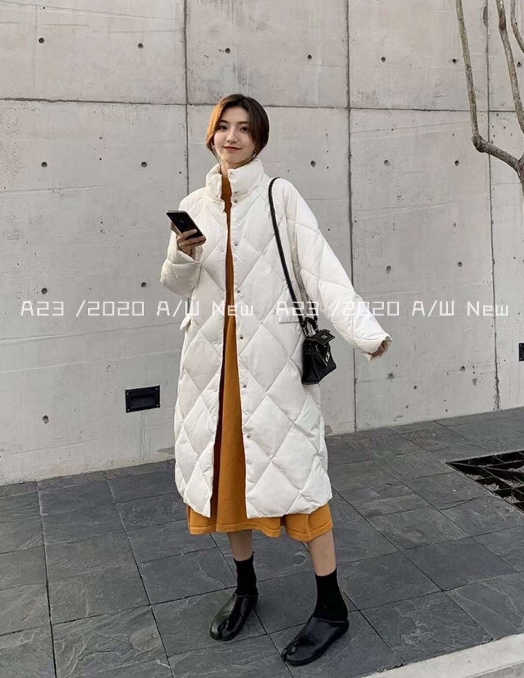 キルティングロングコート AJ−3396-A03