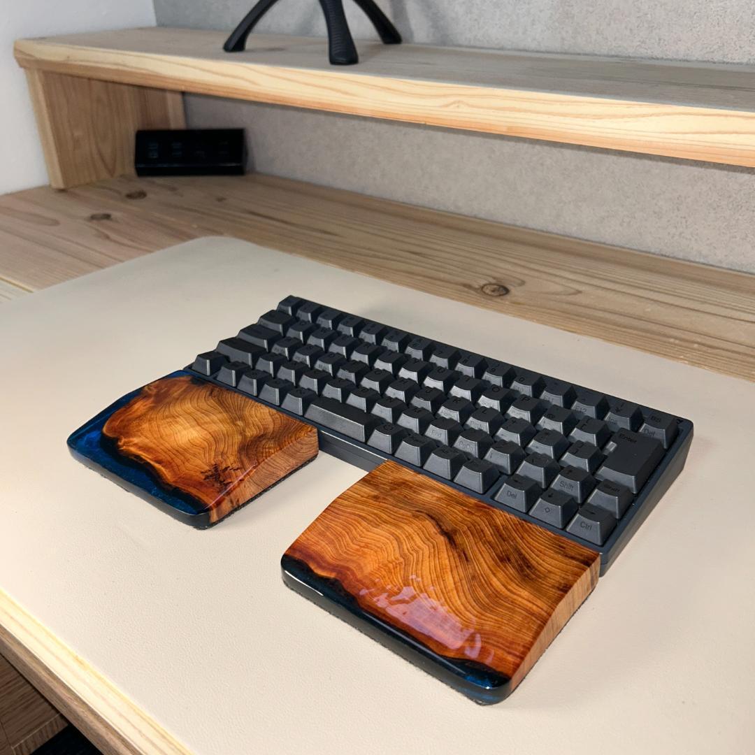 HHKB キーボード アームレスト パームレスト リストレスト 木製 天然木 HHKB REALFORCE アームレスト パームレスト リストレスト 80
