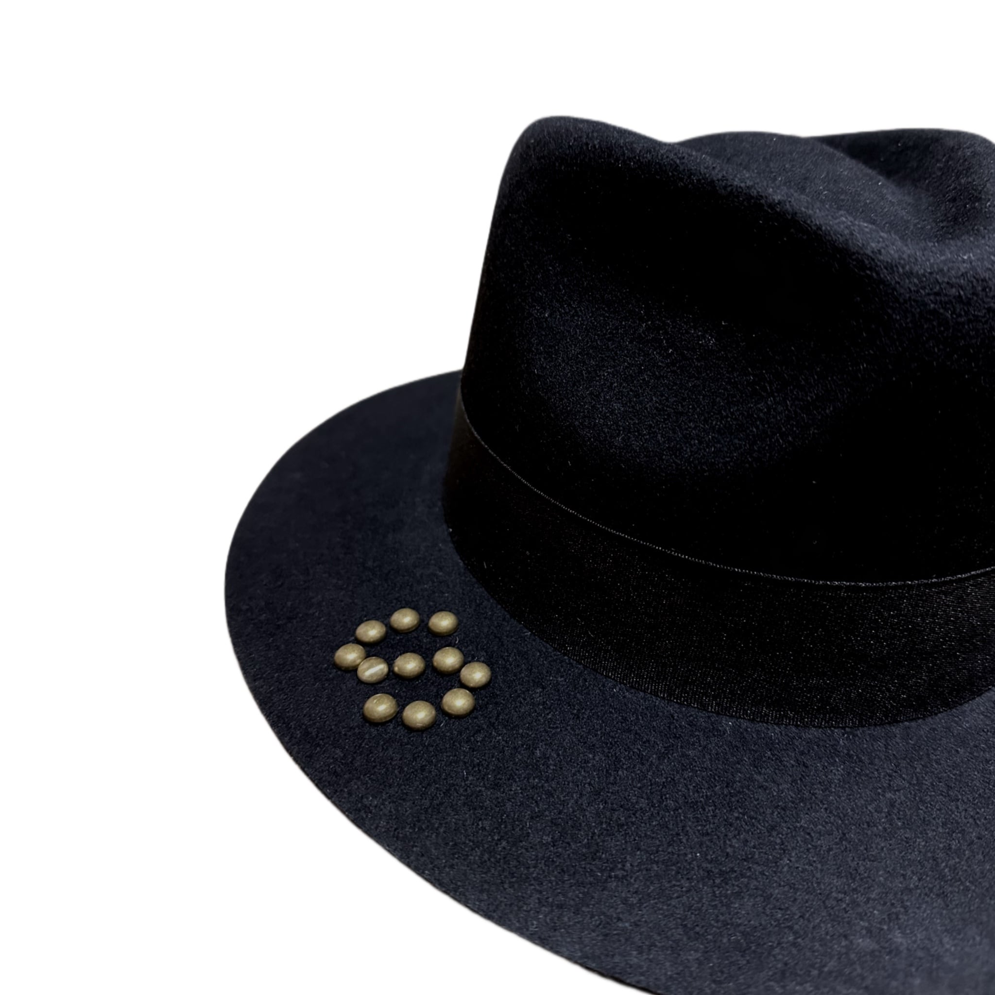 S Studs Fedora Hat | Gain Tip Design