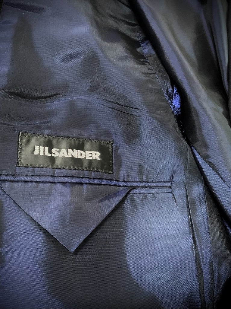 Solid Color Design Tailored Jacket "JIL SANDER"