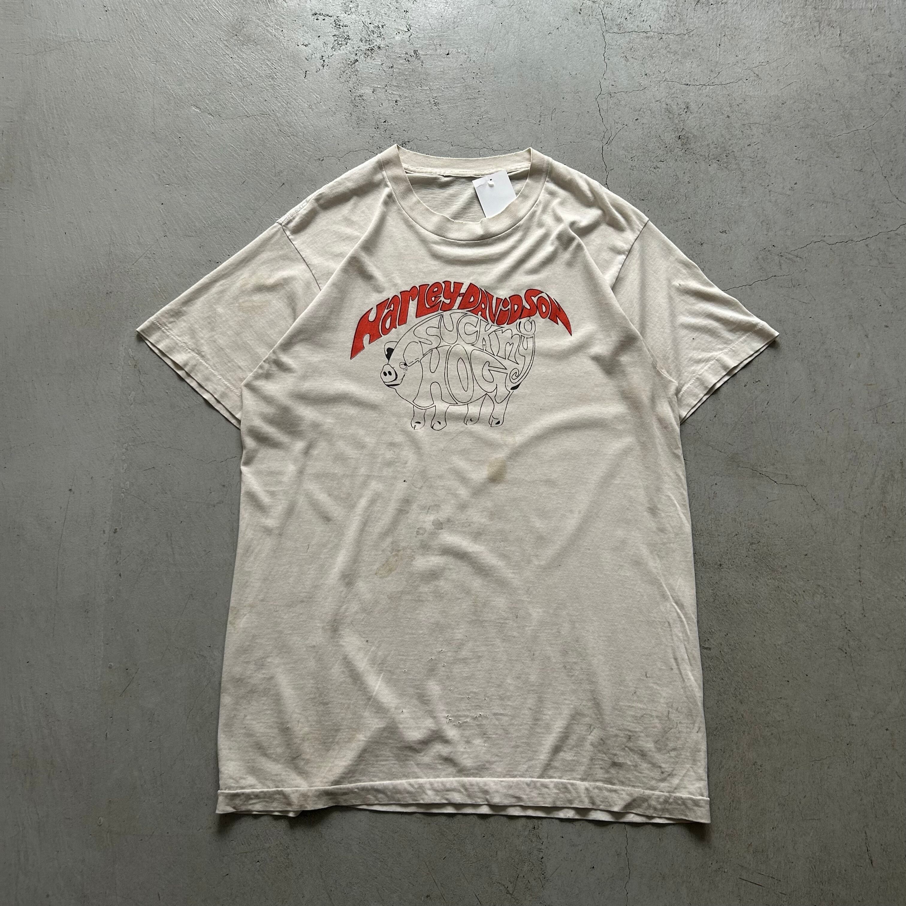 Special!! 1970s Harley-Davidson "SUCK MY HOGS" T-shirt【高円寺店】