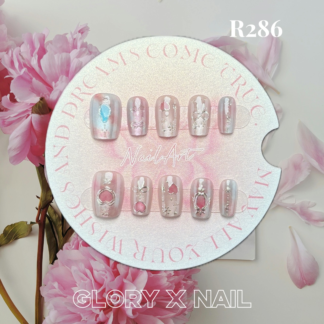 R286 ネイルチップ サイズXS/S/M