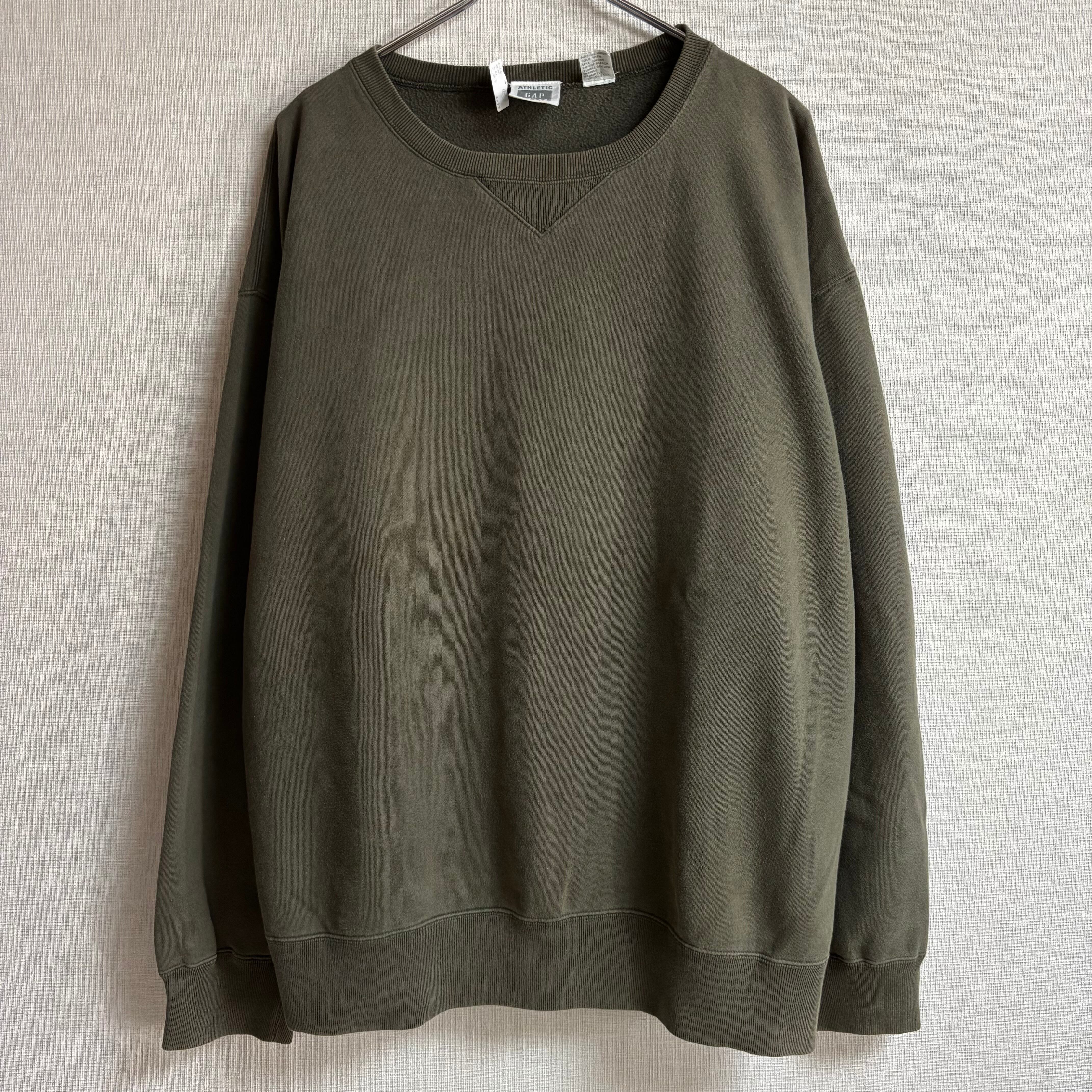 【レア】OLD GAP スウェット オリーブ XL】90's Old Gap Sweat Shirt | 下北沢SPiKe＆SPiCe