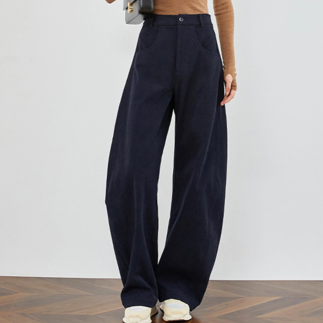 WED STOREコーデュロイパンツ ネイビー