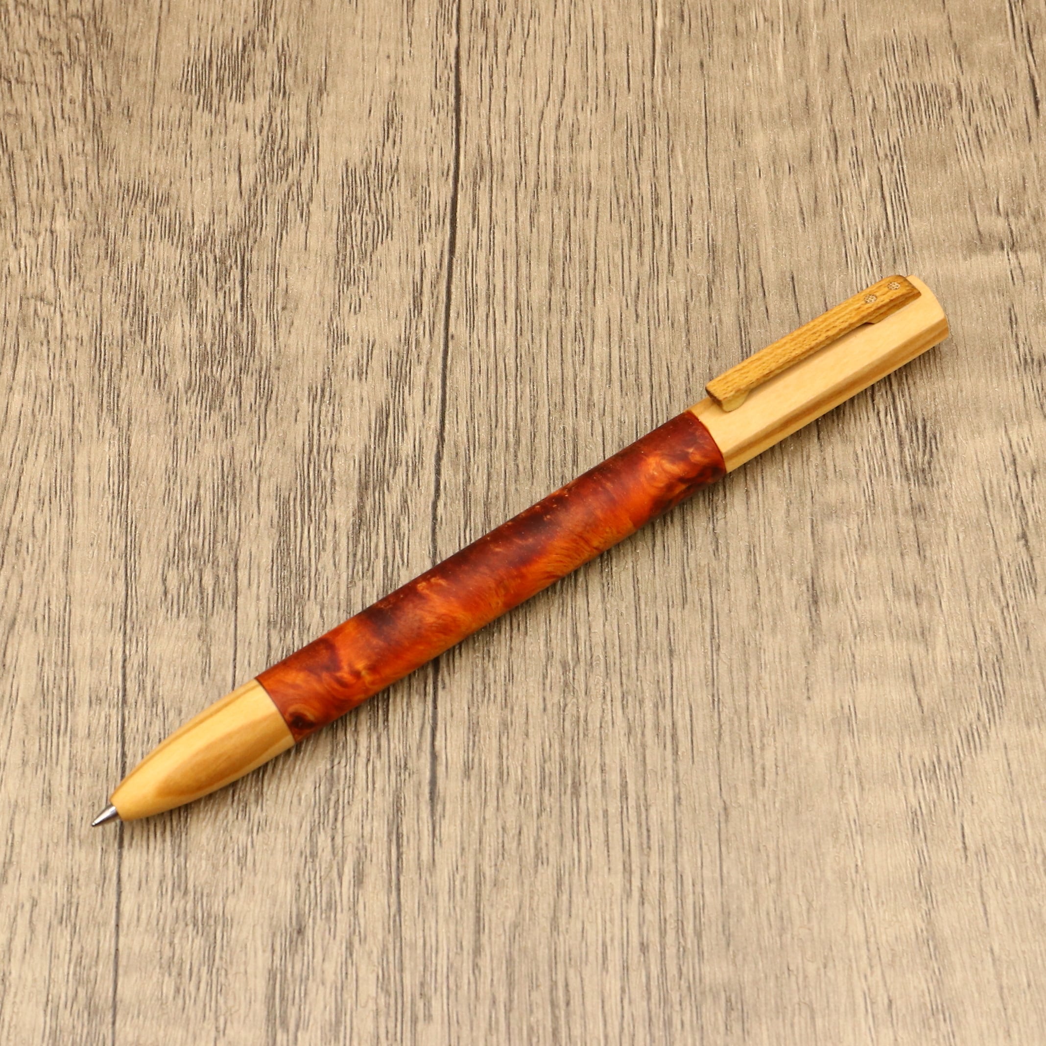 4631 woodturning 花梨　ペンケース 4631 woodturning