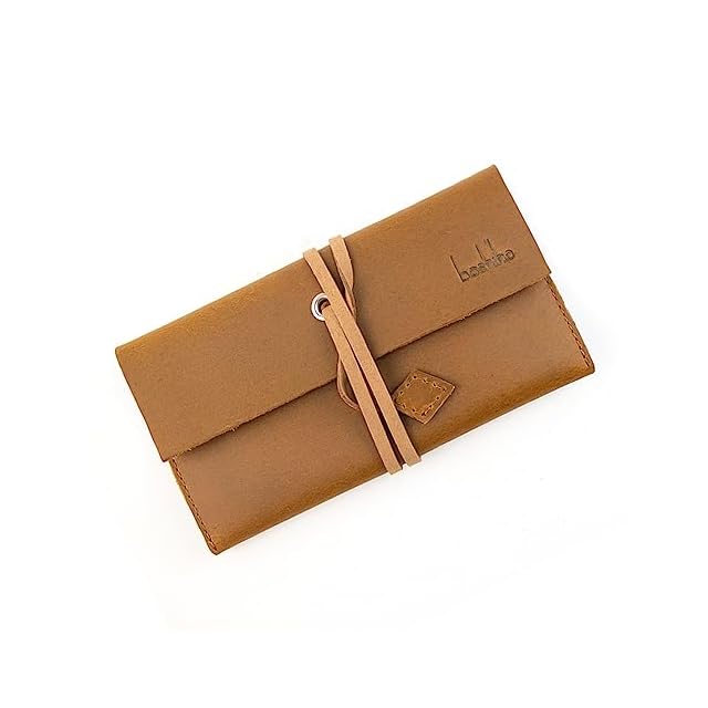 シャグポーチ(手巻きタバコポーチ)手染めコニャック | Pay ID