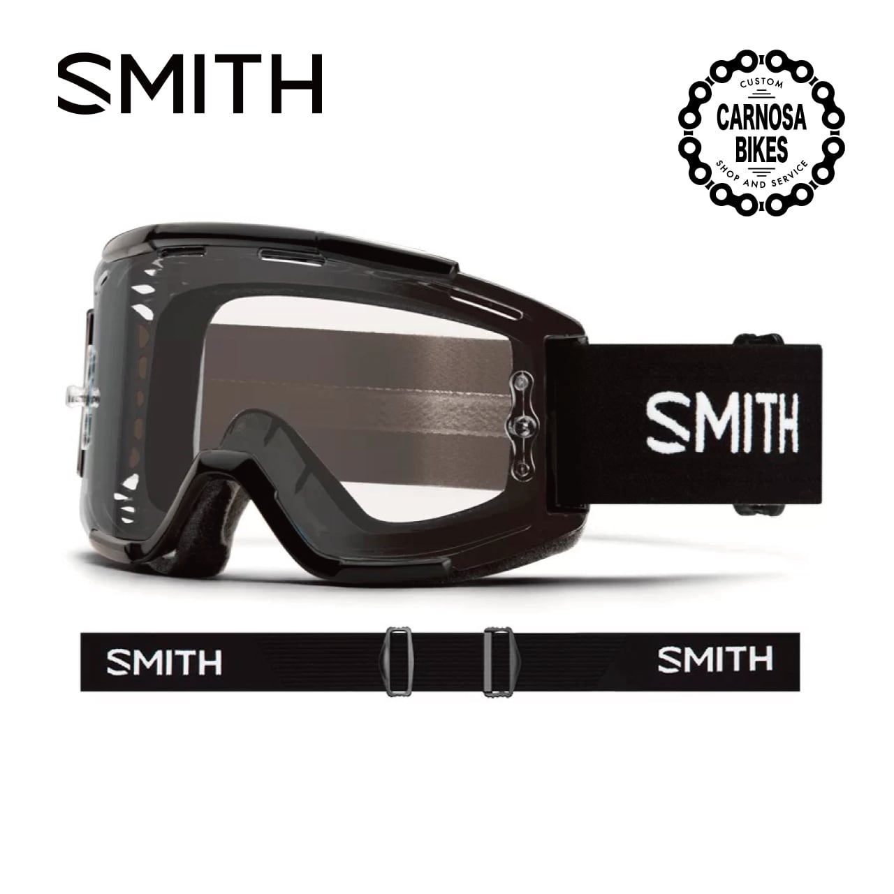 SMITH スミス ゴーグル Squad MTB Black マウンテンバイク SMITH】Squad MTB Black [スカッド MTB ブラック] ゴーグル