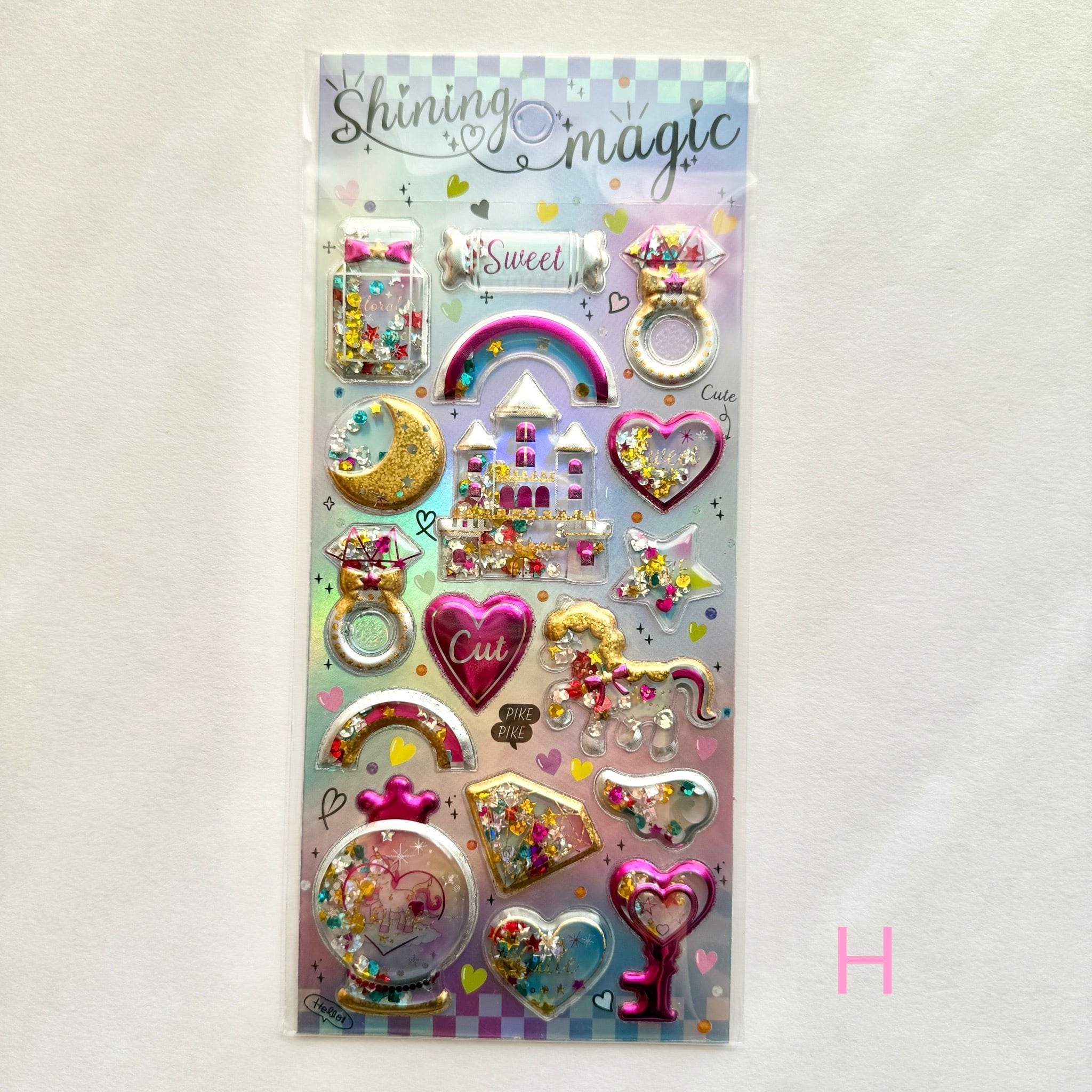 Shining Magic シャカシャカシール | Jewelie