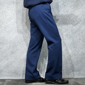 70's navy flare slacks