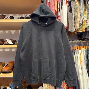 1980s TULTEX SWEAT PARKA BLK USA