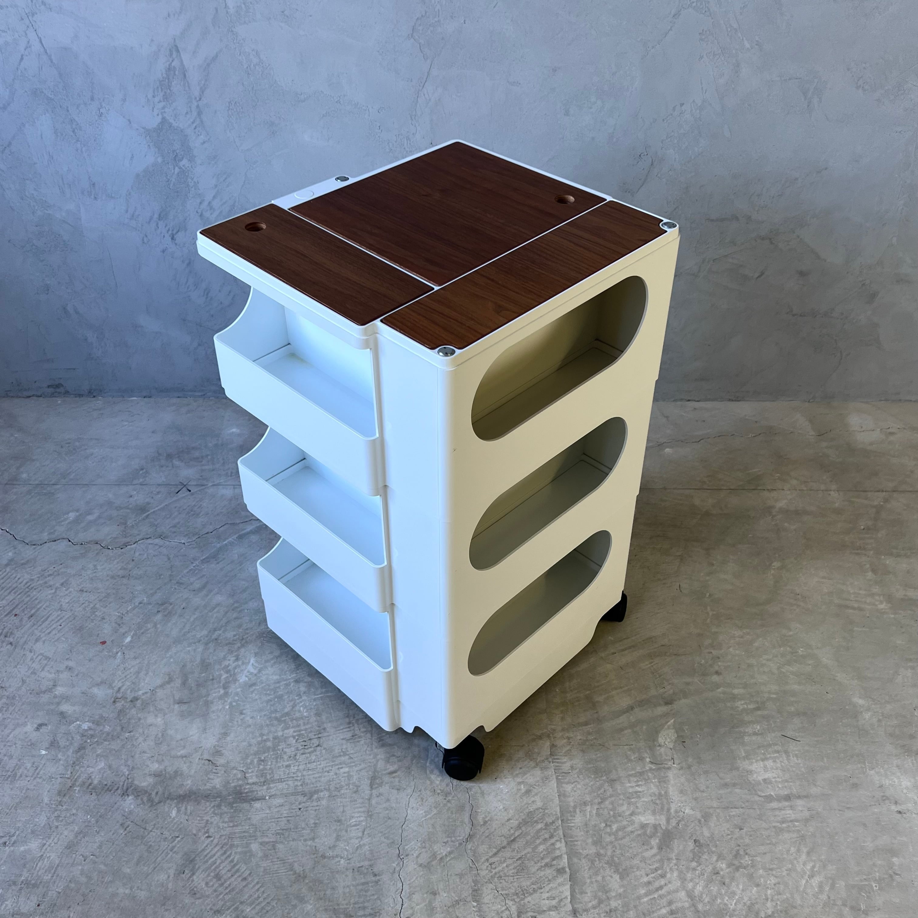 Boby Wagon ボビーワゴン 3段4トレイ ウッドプレートセット Boby Wagon ボビーワゴン 3段4トレイ ウッドプレートセット