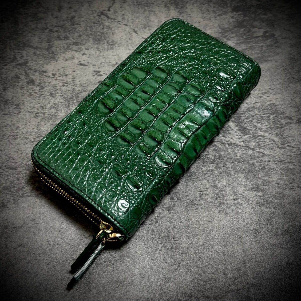 VALLGO Leather Shop クロコダイル ガルーシャ 財布