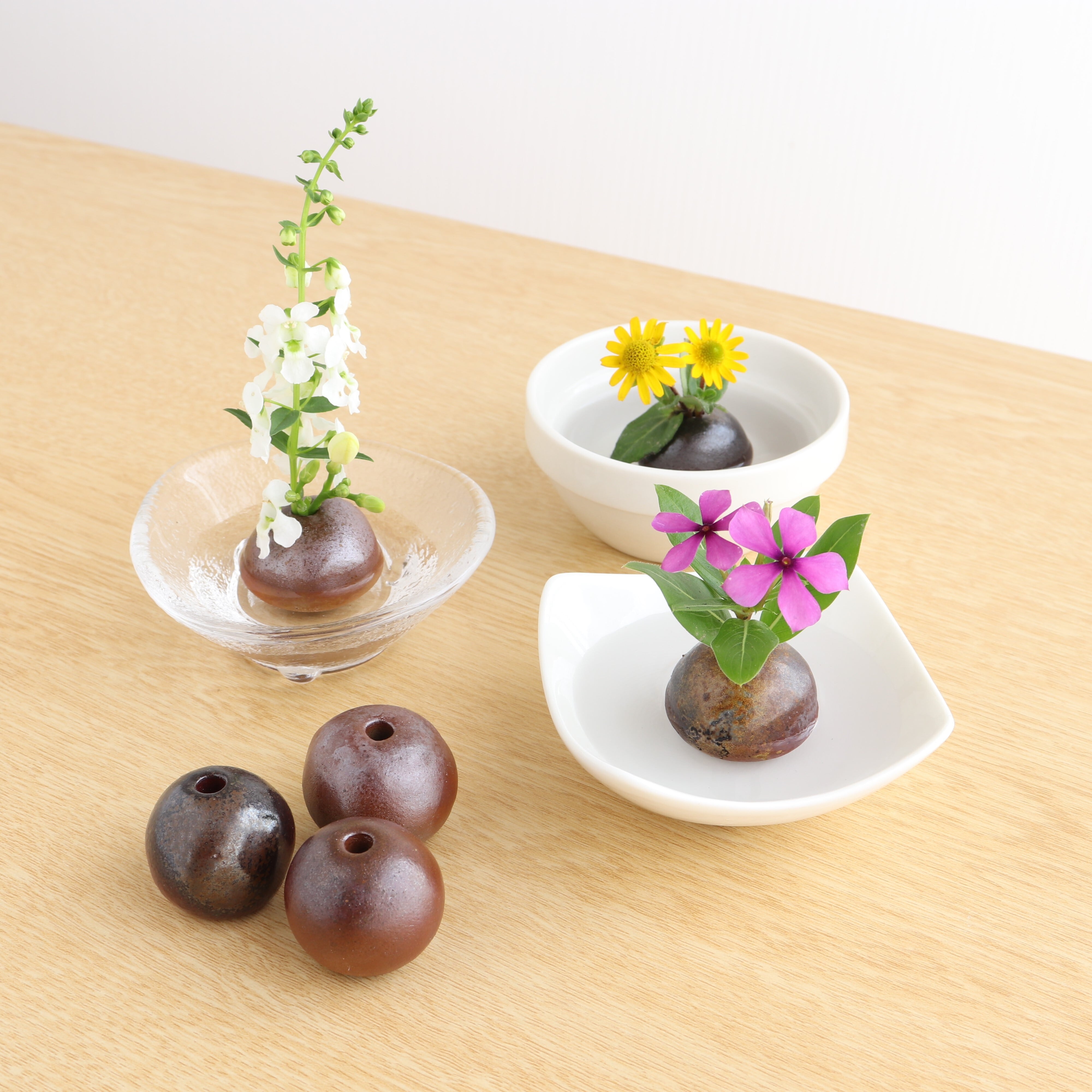 備前焼 花器 丸型 一輪挿し 作家作品 061dea4cd88262b6904d90a0b01287
