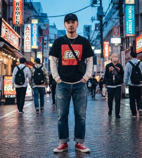 EGO Tシャツ / ブラック