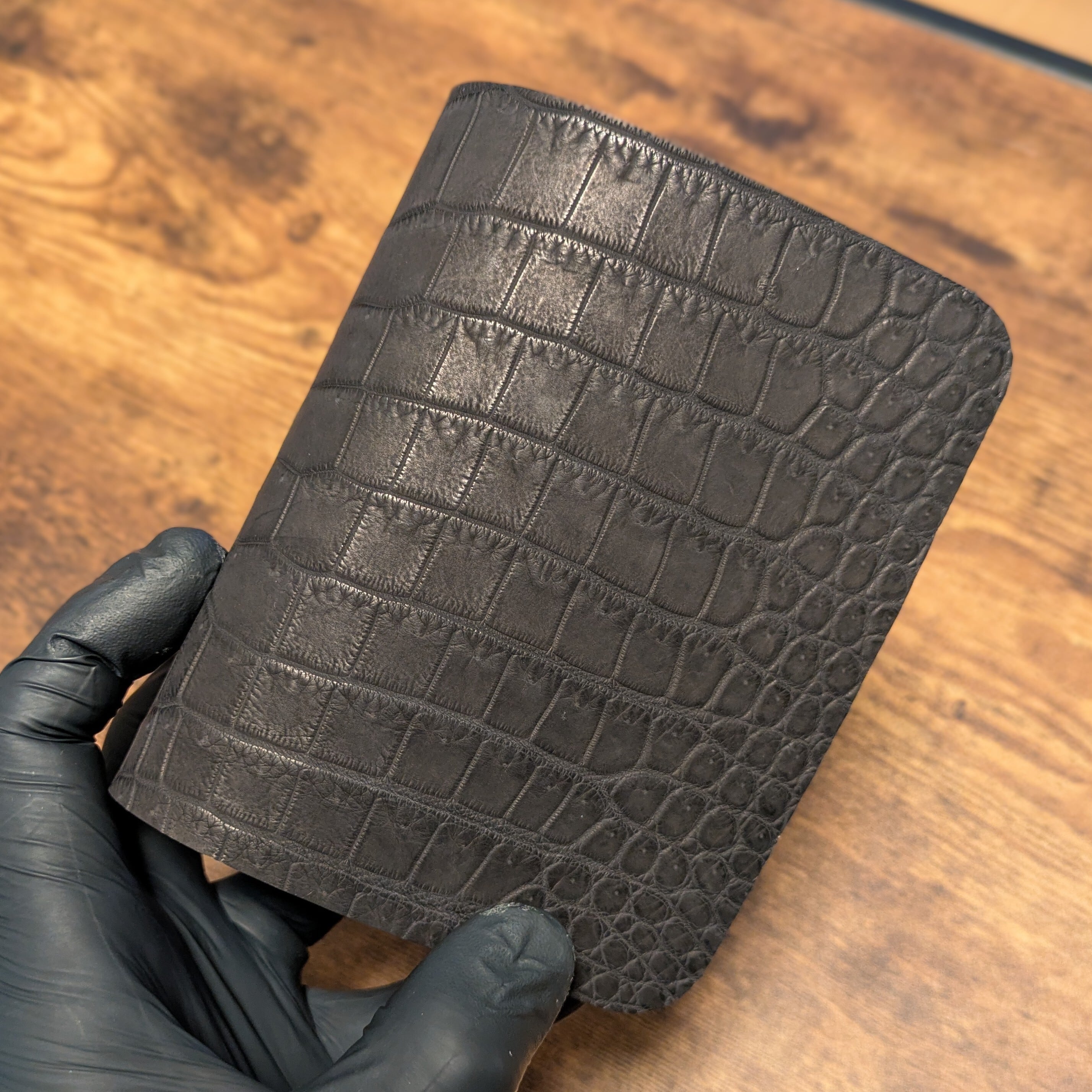 crocodile | no9ray silver&leather