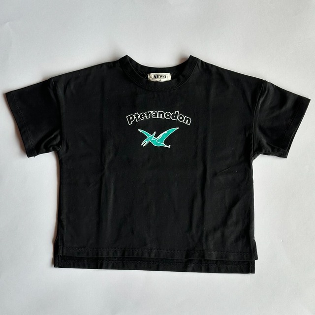 NeWo恐竜Tシャツ【130cm】Black