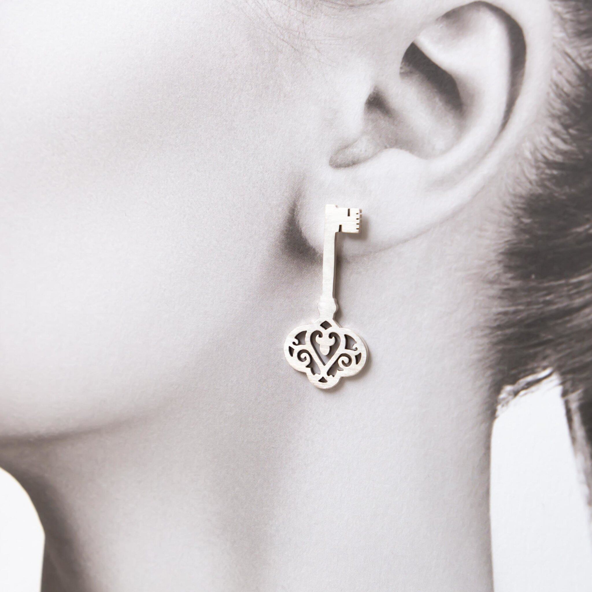 Key Earring / ピアス | ペルシアンタグ｜イランのアートがコンセプト