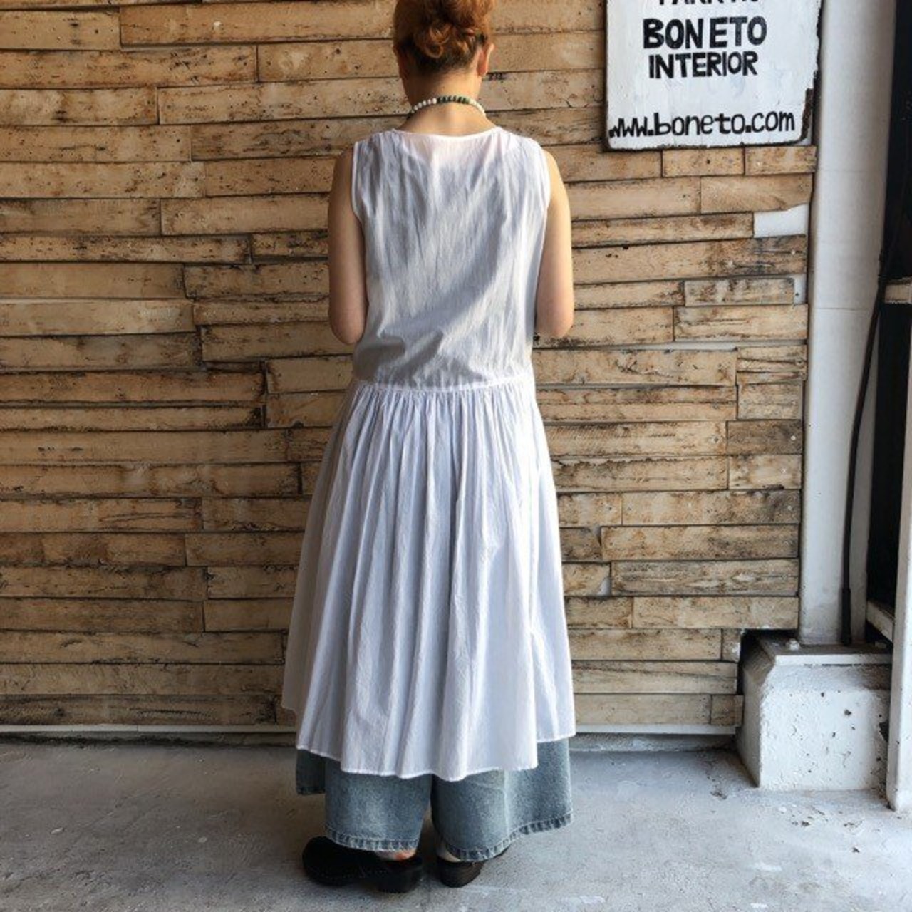 utilite　カットワークレースカシュクールドレス　ホワイト【SALE】