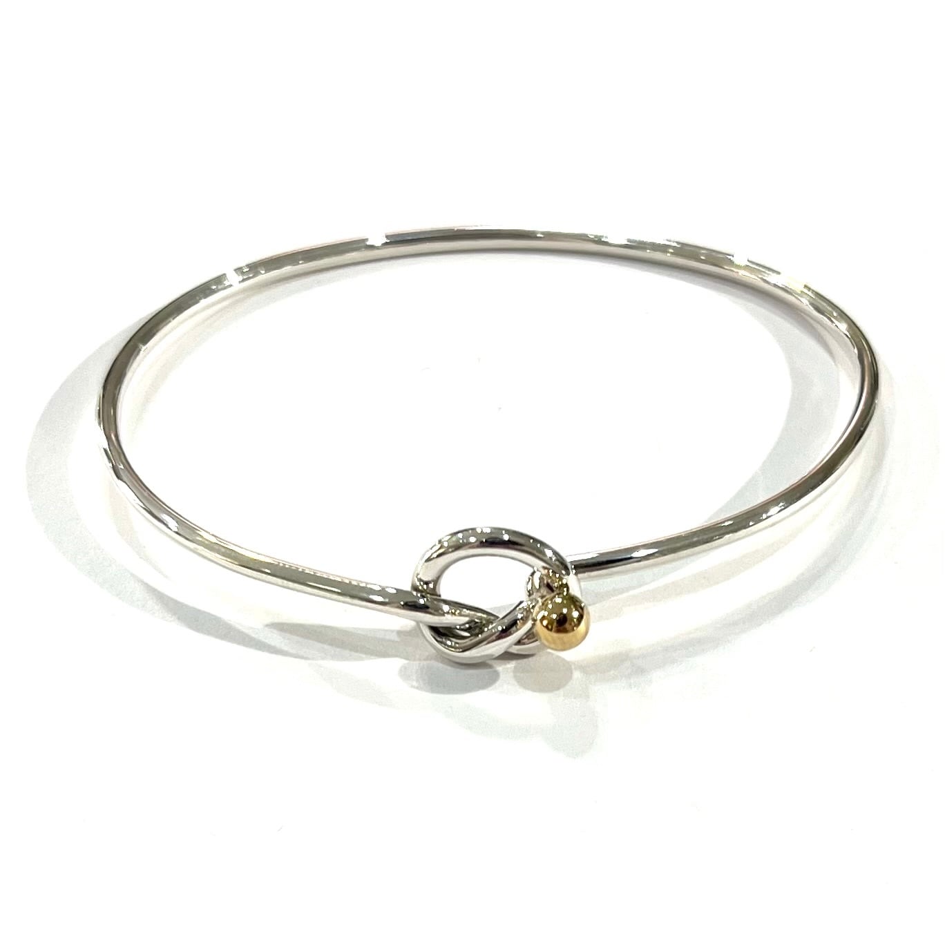 TIFFANY&CO. 】2882 silver925 ×18k ラブノットブレスレット