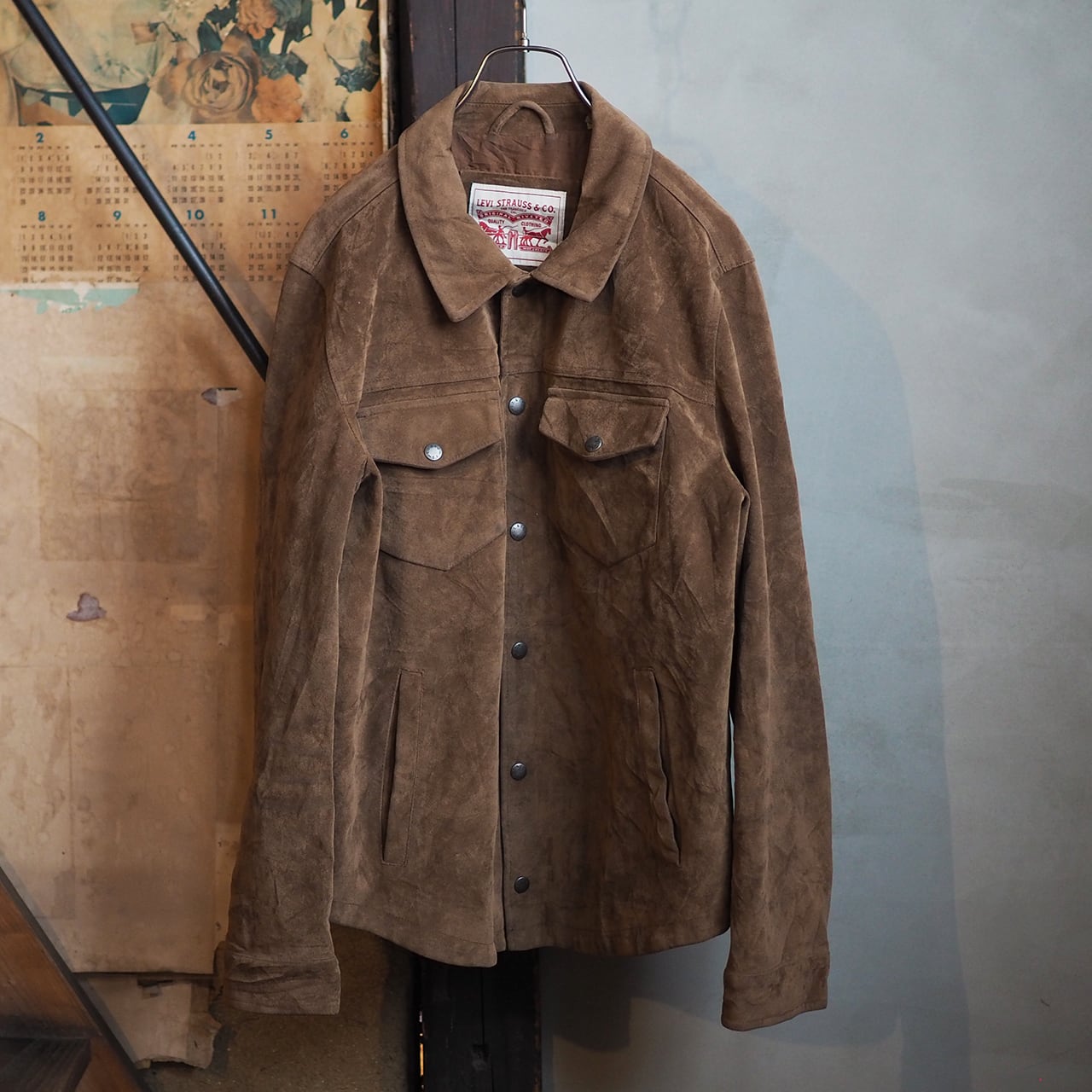 LEVI’S フェイク スウェードレザーシャツジャケット