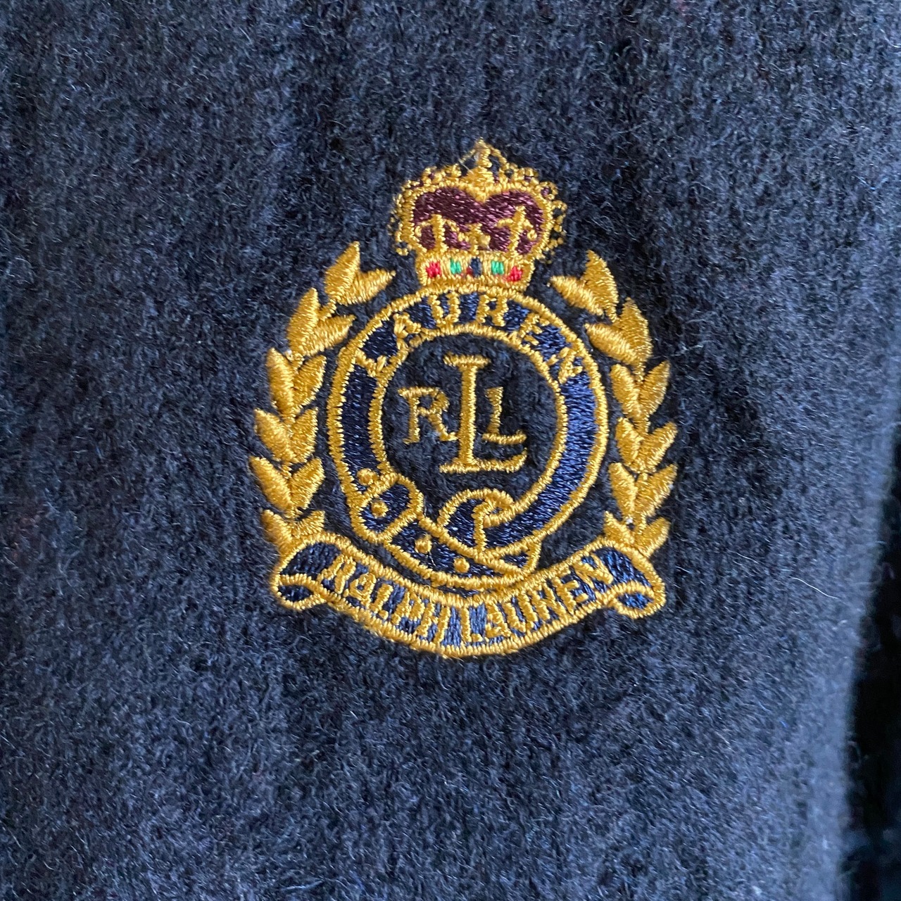 Ralph Lauren ラルフローレン ケーブル ウールニット 古着 ワン 