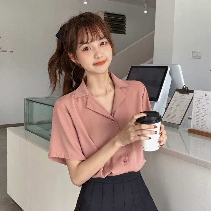 スプリングシャツ カジュアル 春物 試着室11164827848