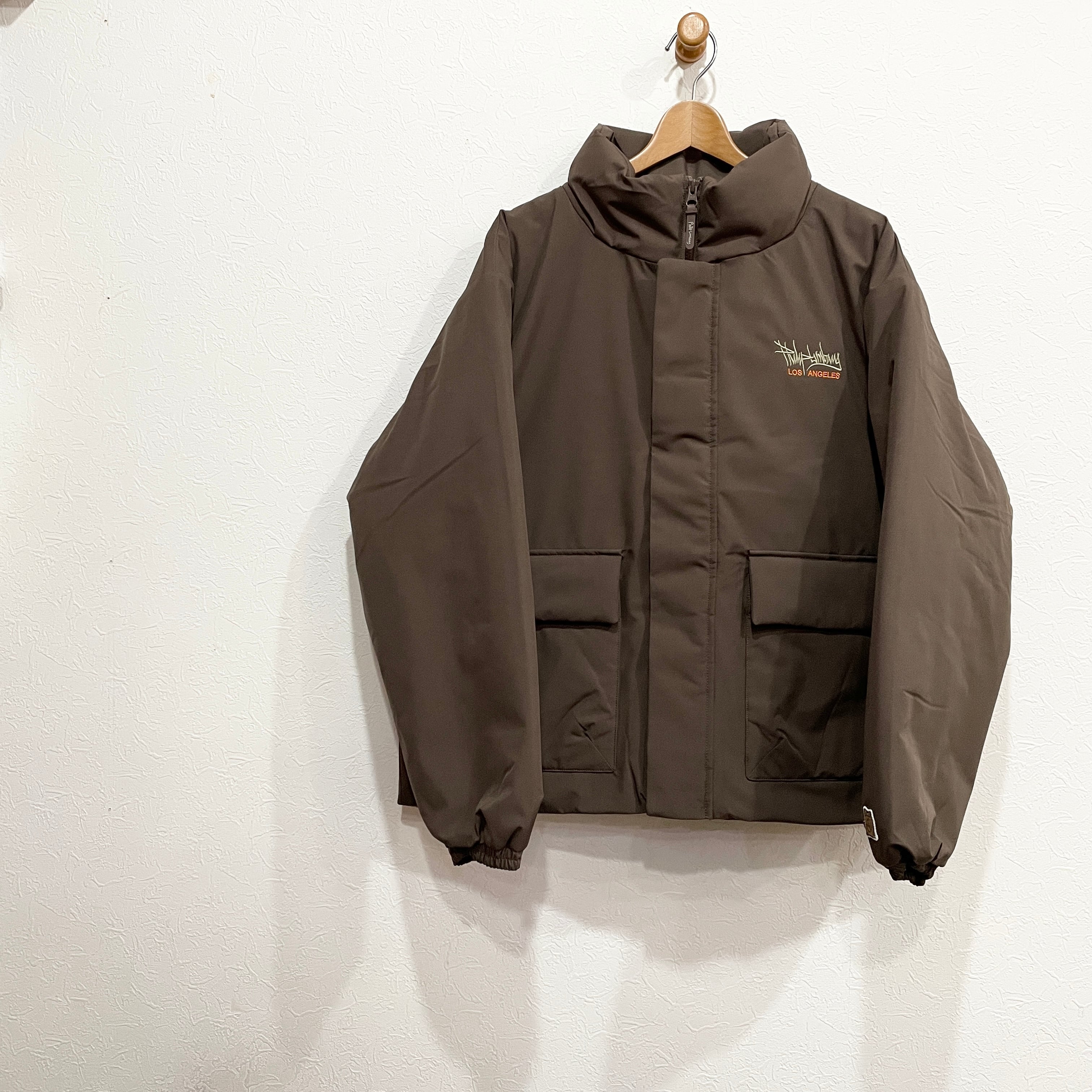 LANVIN　ランバン　中綿ブルゾン　MA-1 モカブラウン Philip Lumbang 【ウィンドプルーフ中綿スタンドジャケット