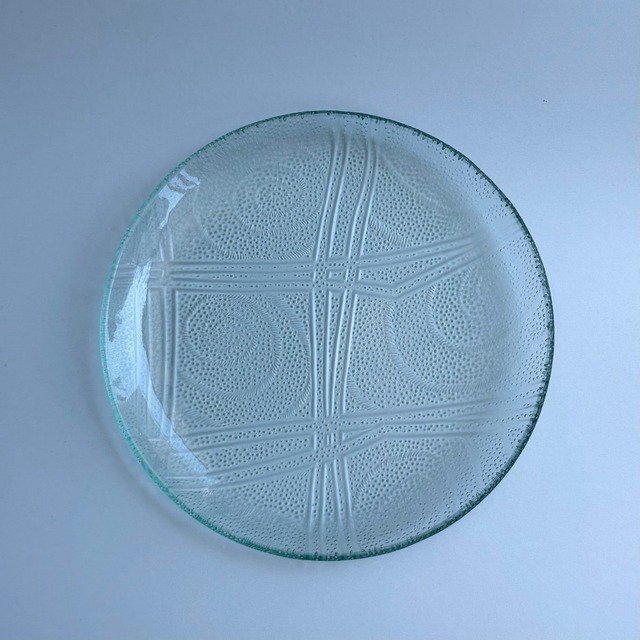 【受注生産】レトロガラス丸皿M ハイウェイ