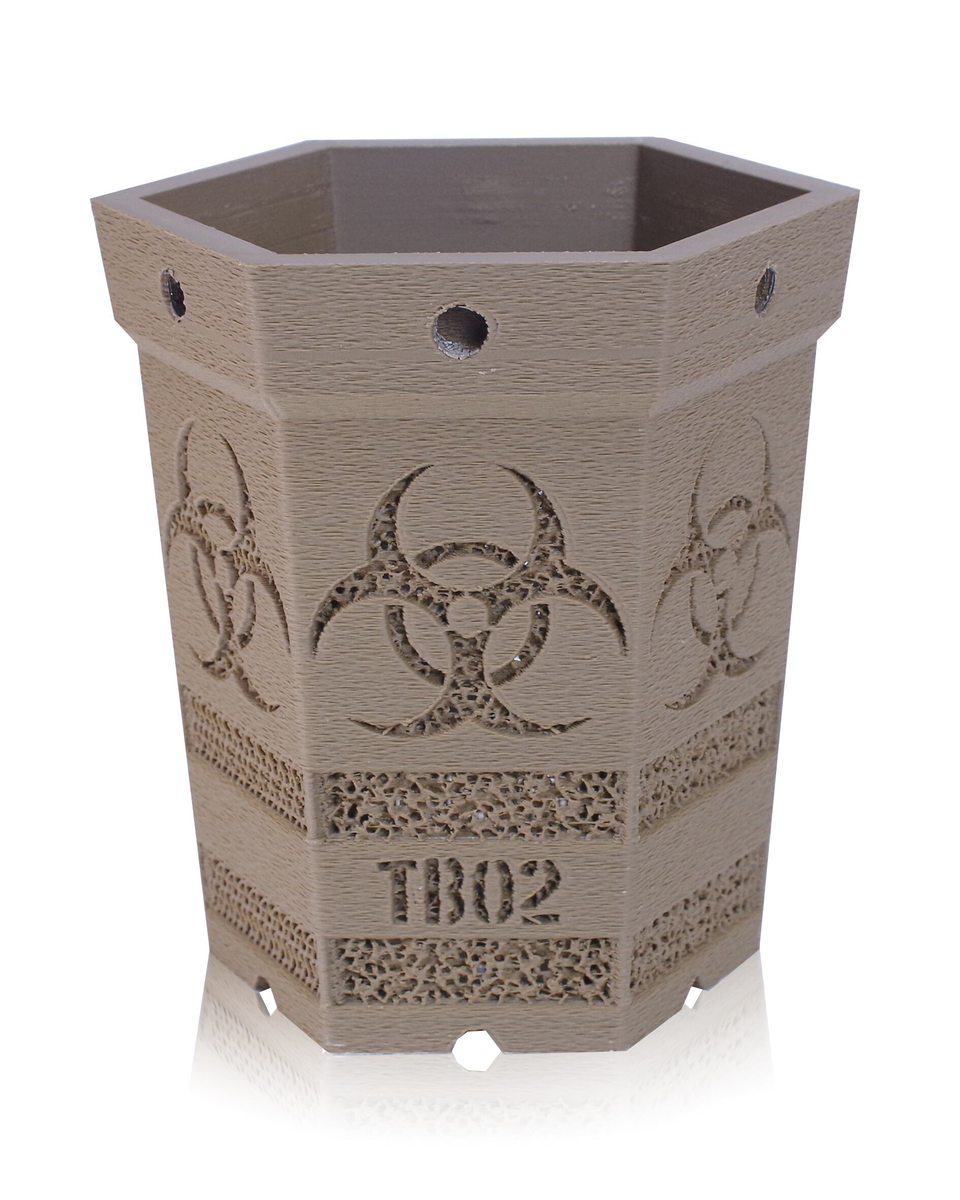 4号/ロング】 観葉植物 鉢 3Dプリント鉢 アガベ鉢 植木鉢 3D