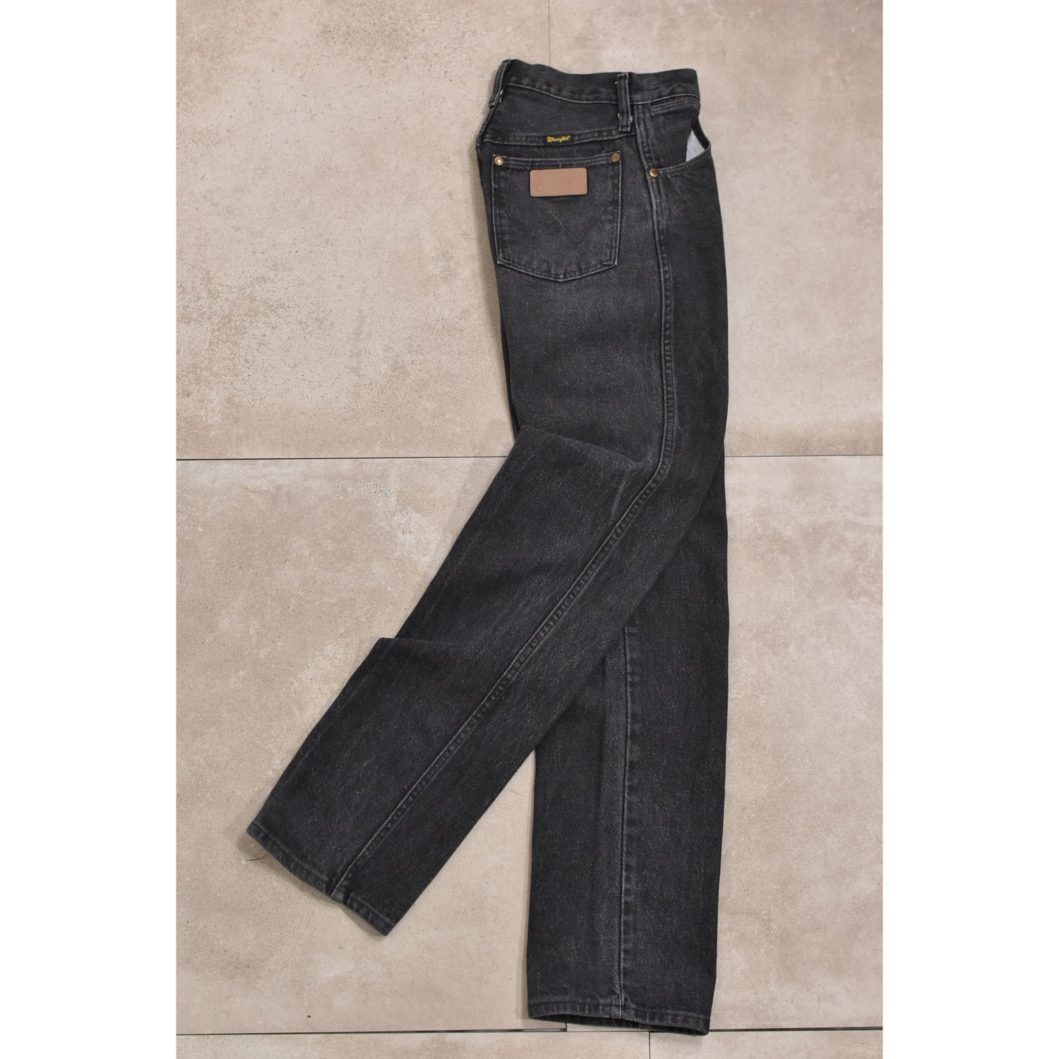80s USA Wrangler 13MBKG black denim pants | 古着屋 grin days