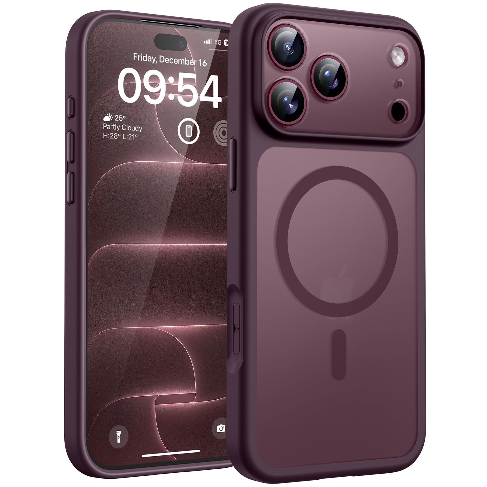 【15FT耐衝撃&カメラ保護】TOCOL iPhone 18 Pro 用 ケース Qi2 Magsafe対応 ワイヤレス高速充電