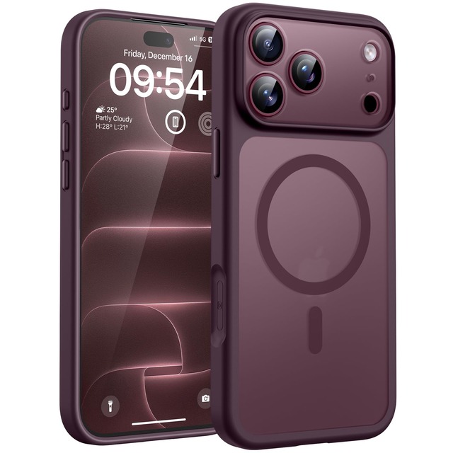 【15FT耐衝撃&カメラ保護】TOCOL iPhone 18 Pro 用 ケース Qi2 Magsafe対応 ワイヤレス高速充電