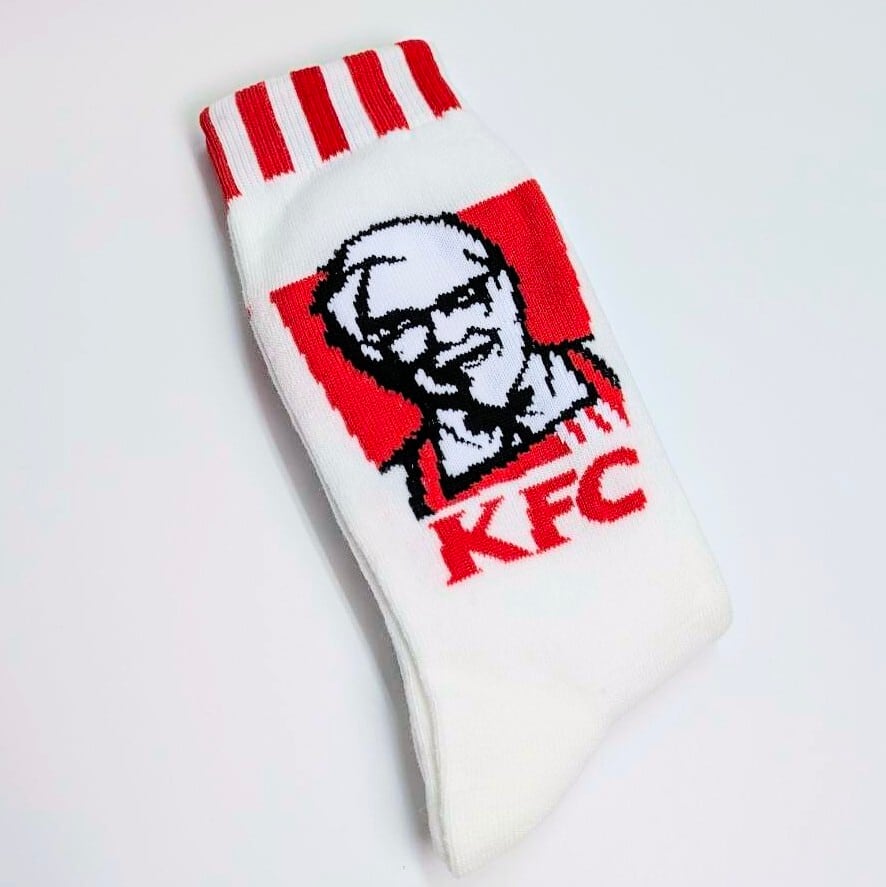 【 KFC / ケンタッキーフライドチキン 】 crew socks / クルーソックス〚アメリカン雑貨 アメトイ〛